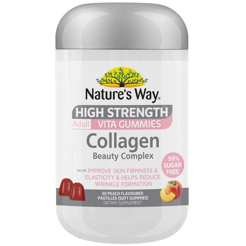 Nature's Way Adult Vita Gummies Sugar Free High Strength Collagen 50 Gummies