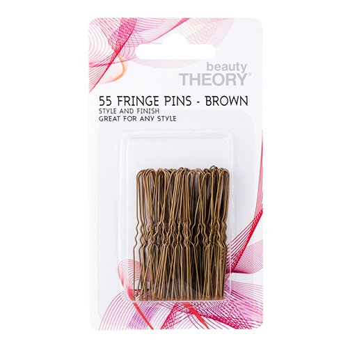 Beauty Theory Fringe Pin Pack Brown 55PK