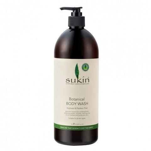 Sukin Botanical Body Wash Pump 1 Litre