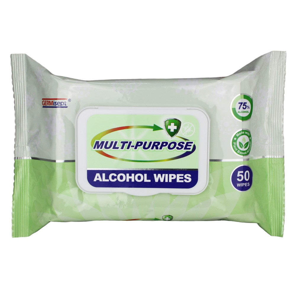 Germisept Multi-Purpose Alcohol Wipes 50PK
