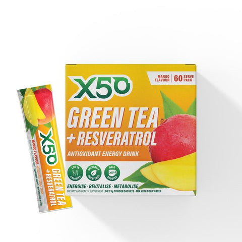 X50 Green Tea 60 Sachets Mango