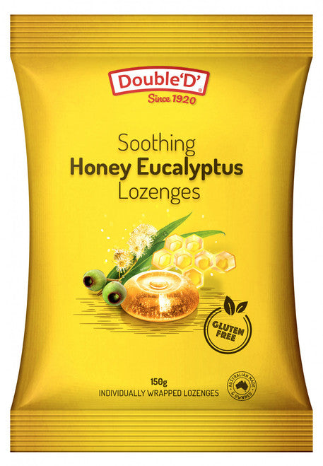 Double D Eucalyptus & Honey Drops 150g