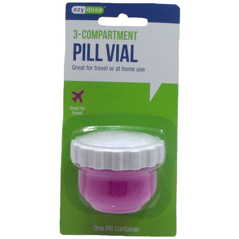 EZY DOSE TRAVEL VIAL PILL REMINDER