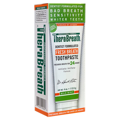 TheraBreath Fresh Breath Toothpaste Mild Mint 113g