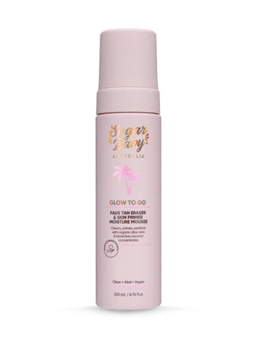 Sugar Baby Glow To Go Faux Tan Eraser & Skin Primer Moisture Mousse 200ml