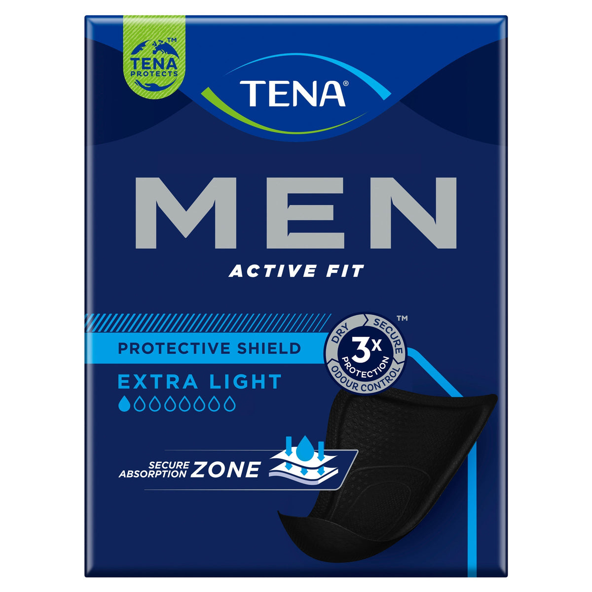 TENA PAD MEN LEVEL 0 14PK X 3 PACKS