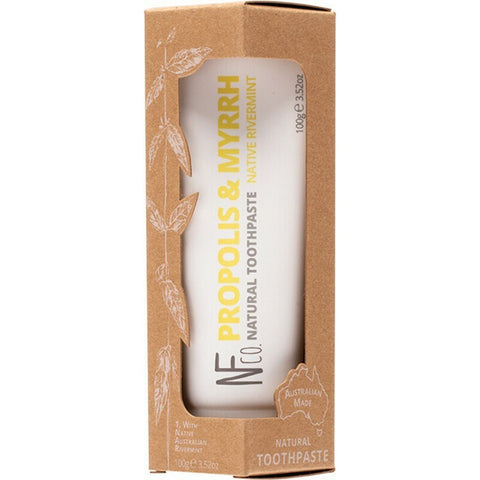 NFCO Natural Toothpaste Propolis & Myrrh - Fluoride Free 100g
