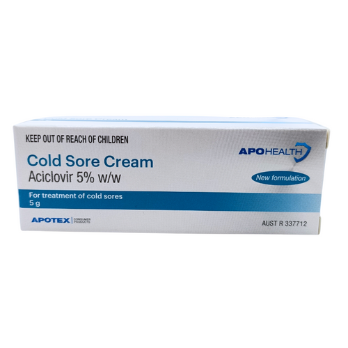 ApoHealth Cold Sore Cream 5g