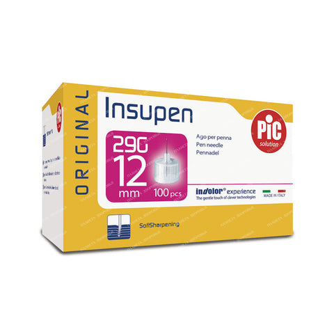 INSUPEN PEN NEEDLE 29/12MM 100PK