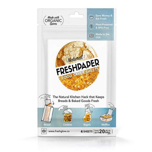 Freshpaper Bread Saver Sheets 4 Pack