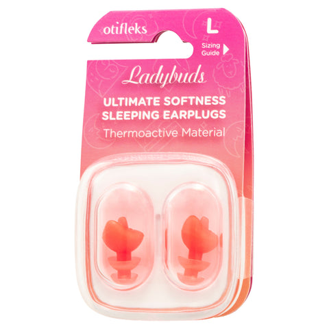 OTIFLEKS LADYBUD EAR PLUGS LARGE