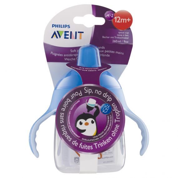 Avent No Drip Cup 260mL Blue