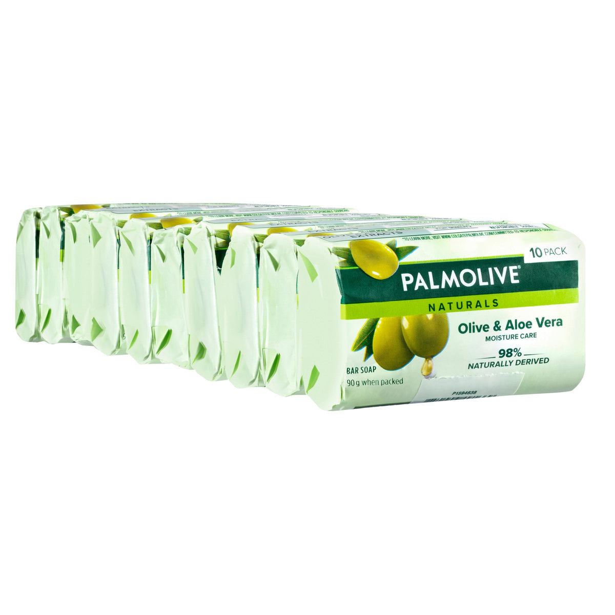 Palmolive Naturals Moisture Care Bar Soap Aloe & Olive Extracts 10 x 90g