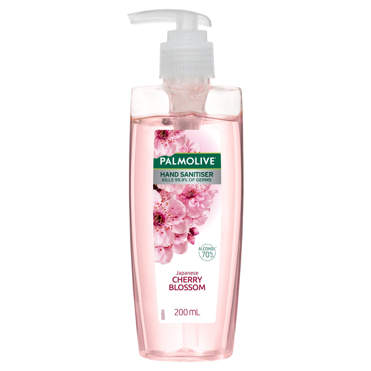 Palmolive Non-sticky Hand Sanitiser Japanese Cherry Blossom Pump 200mL