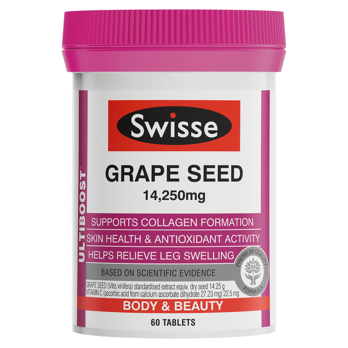 Swisse Ultiboost Grapeseed 60 Tablets