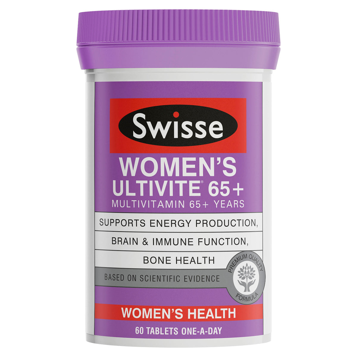 Swisse Ultivite Vitamin Womens 65+ 60 Tablets