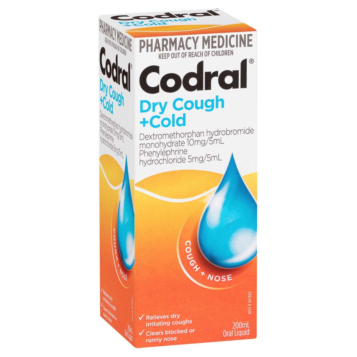 Codral Dry Cough + Cold Berry 200ml