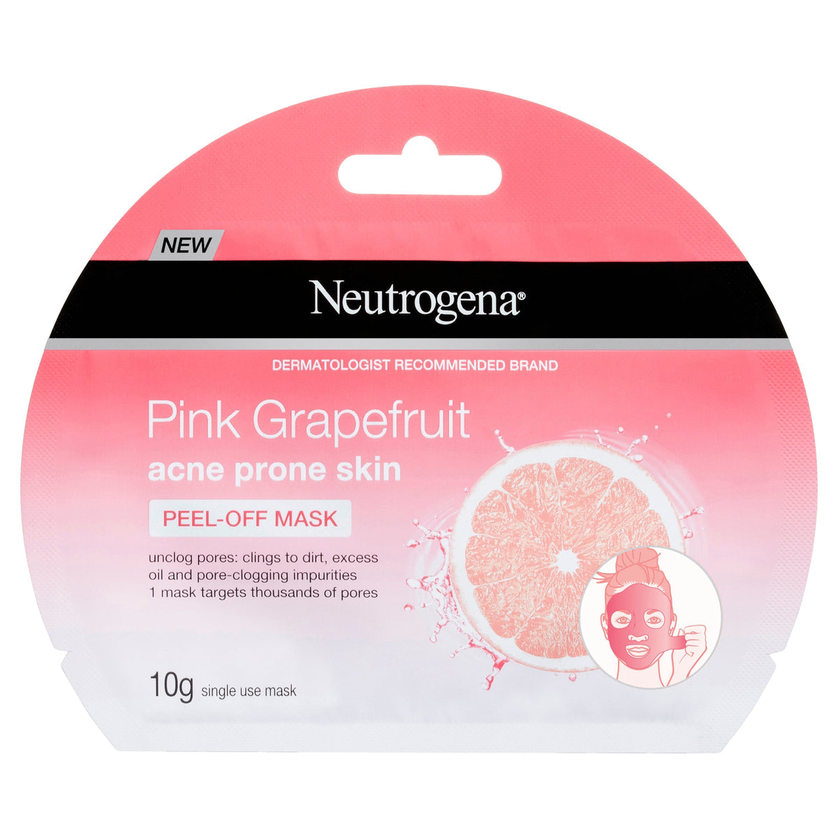 Neutrogena Oil Free Pink Grapefruit Mask 10g