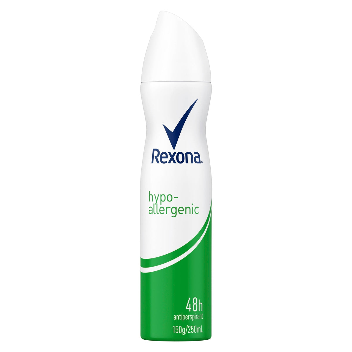 REXONA Women Antiperspirant Aerosol Deodorant Hypo-Allergenic with Antibacterial Protection 250mL