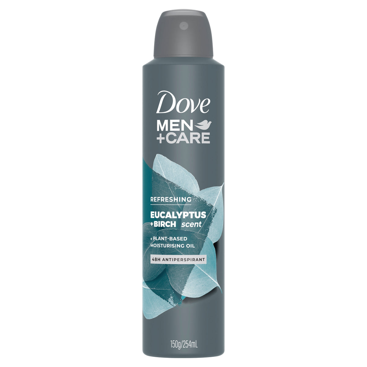 Dove Men+Care Antiperspirant Aerosol Deodorant Eucalyptus + Birch Refreshing 254mL