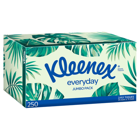 KLEENEX EVERYDAY FACE TISSUES Jumbo  250