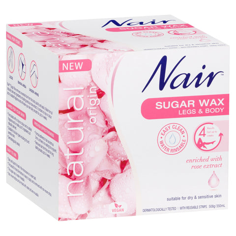 NAIR SUGAR ROSE WAX 350ML