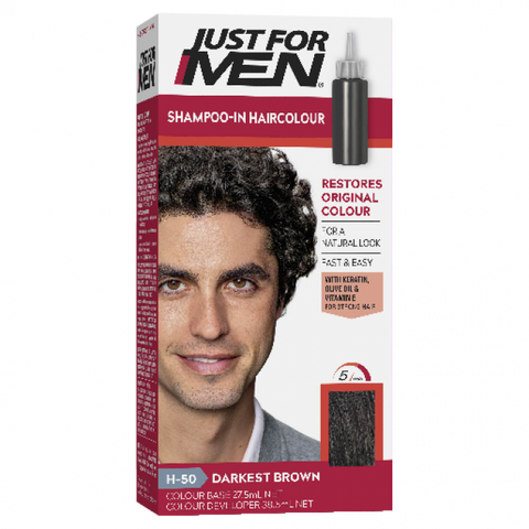 Just for Men Hair Colour 50 Darkest Brown