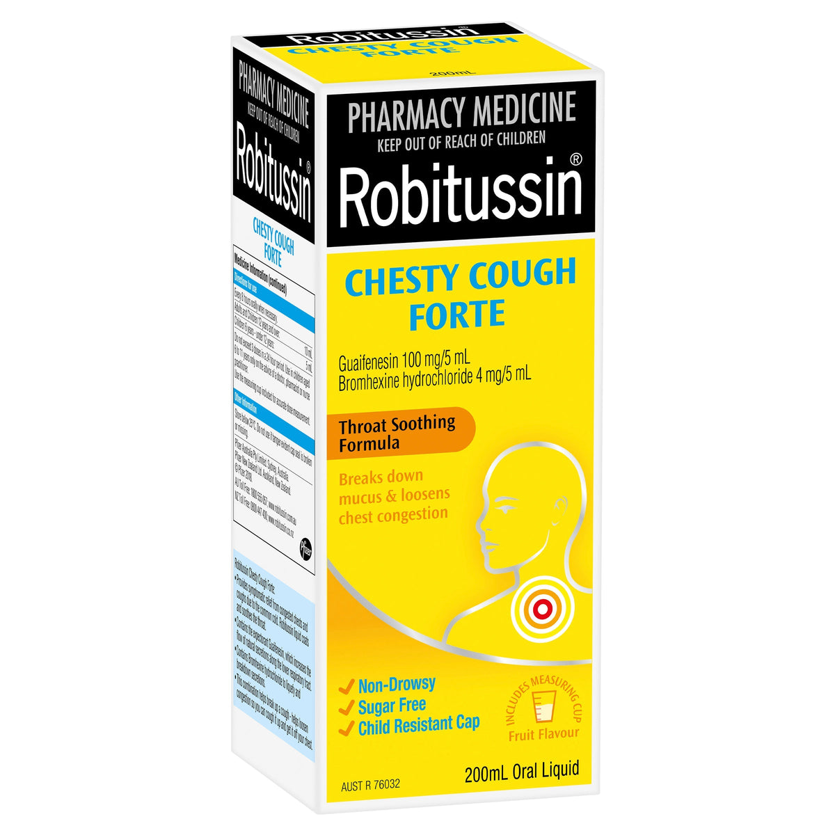 ROBITUSSIN ME CHESTY COUGH FORTE MIXTURE 200ML