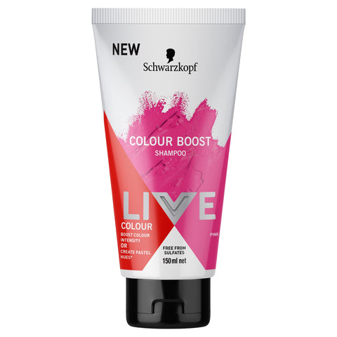 Schwarzkopf LIVE Colour Boost Shampoo Pink 150mL