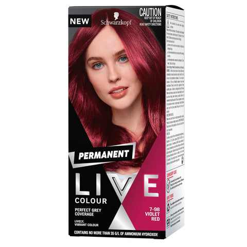 Schwarzkopf Live Salon Permanent 7-98 Violet Red