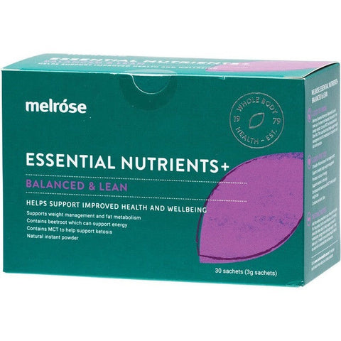 MELROSE Essential Nutrients + Balanced & Lean 30x3g