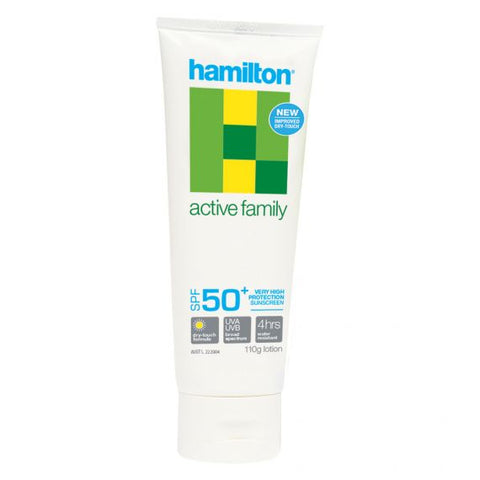 Hamilton Active Cream SPF50+ 110g