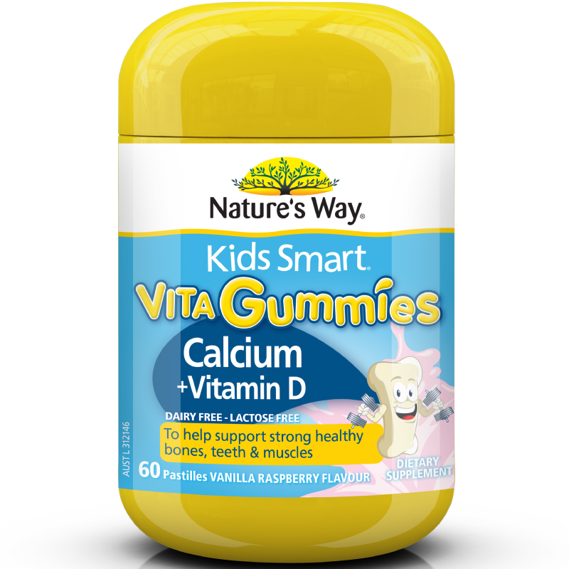 Nature's Way Vita Gummies Calcium + Vitamin D 60 Pastilles