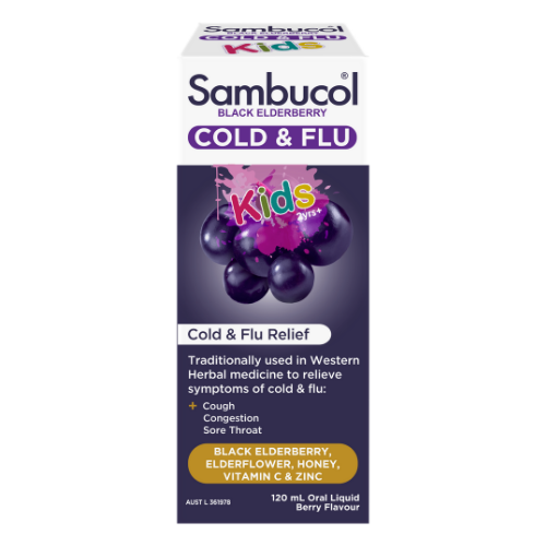 Sambucol Kids Cold & Flu Liquid 120mL