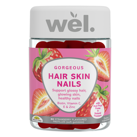 Wel Hair Skin Nails 60 Gummies