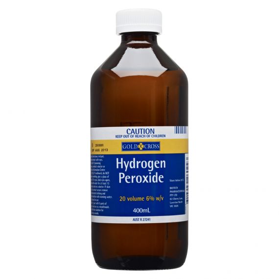 Gold Cross Hydrogen Peroxide 6% 20V 400mL