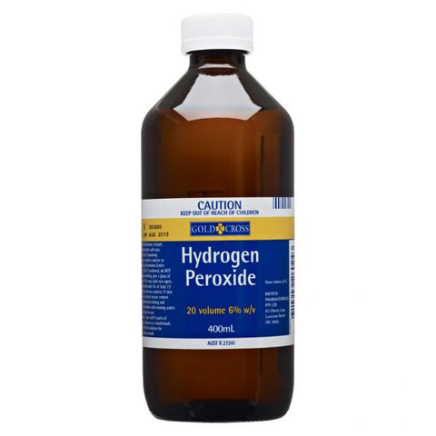 Gold Cross Hydrogen Peroxide 6% 20V 400mL
