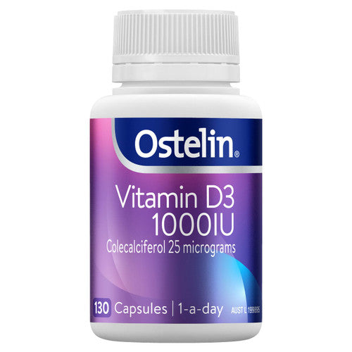 Ostelin Vitamin D3 1000IU 130 Capsules