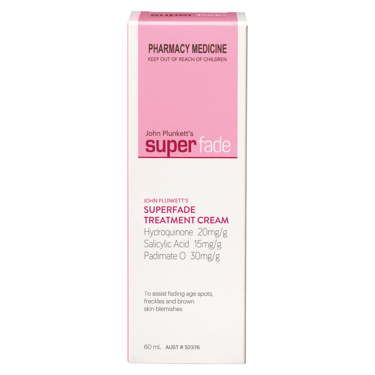 John Plunkett Superfade Original Cream 60mL