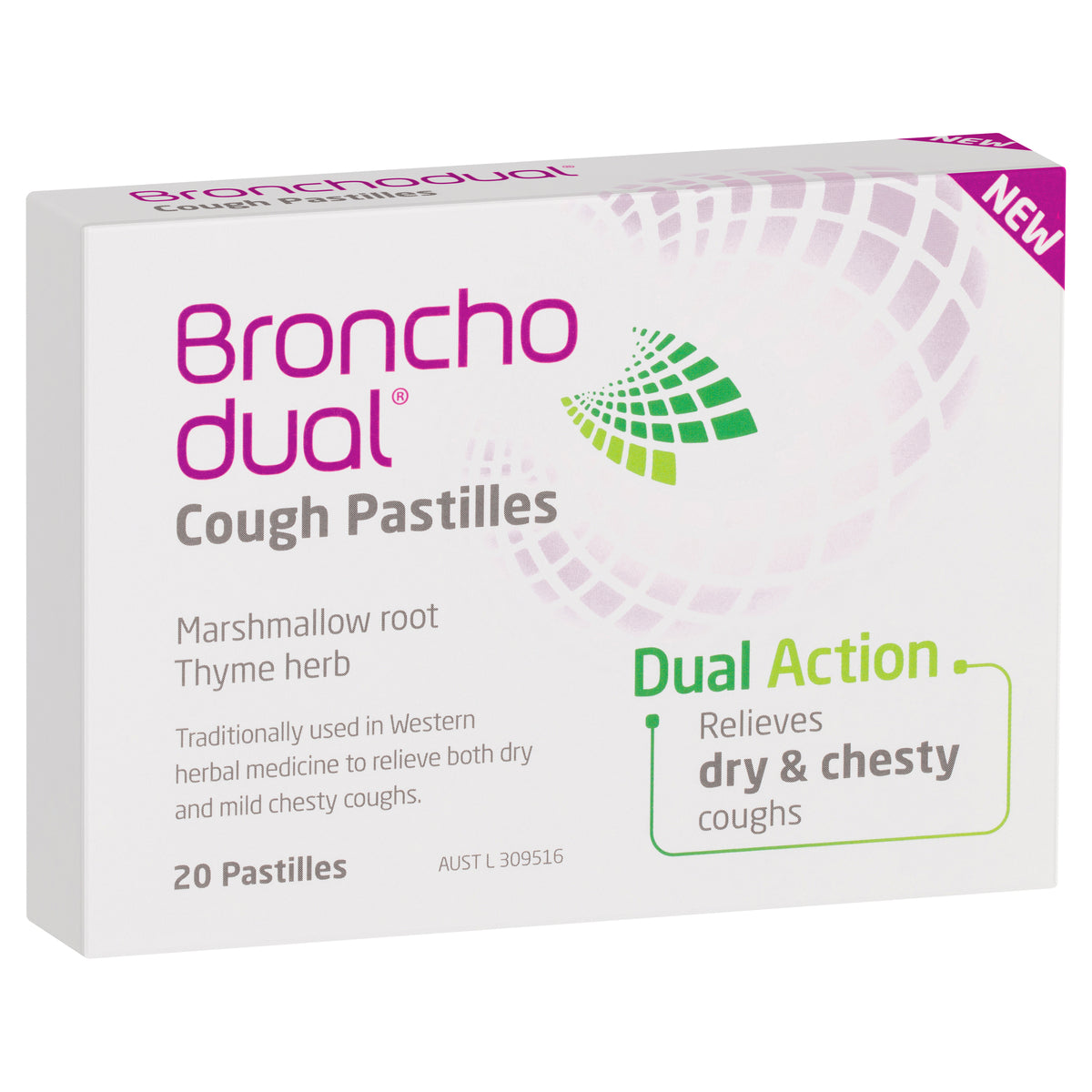 BRONCHODUAL COUGH PASTILLES 20PK