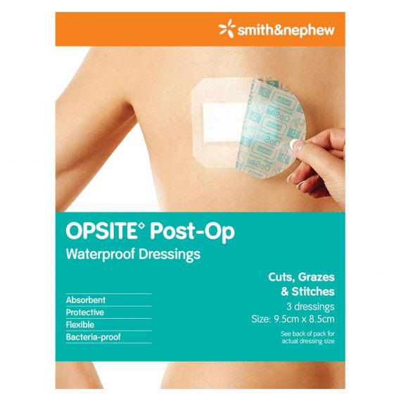 Opsite Post Op 9.5cm x 8.5cm 3 Pack