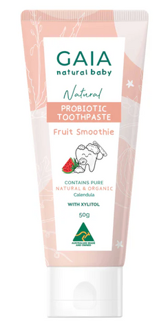 GAIA Natural Baby Probiotic Fruit Smoothie Toothpaste 50g