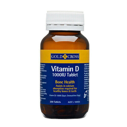 Gold Cross Vitamin D - 200Tab