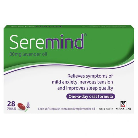 Seremind Lavender Oil 80mg 28 Capsules
