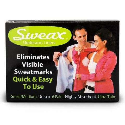 Unisex Underarm Liners Small/Medium 6 Pack