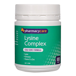 Pharmacy Care Lysine Complex 100 Tablets