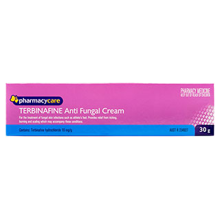 Pharmacy Care Terbinafine Antifungal Cream 30g (Generic for LAMISIL)