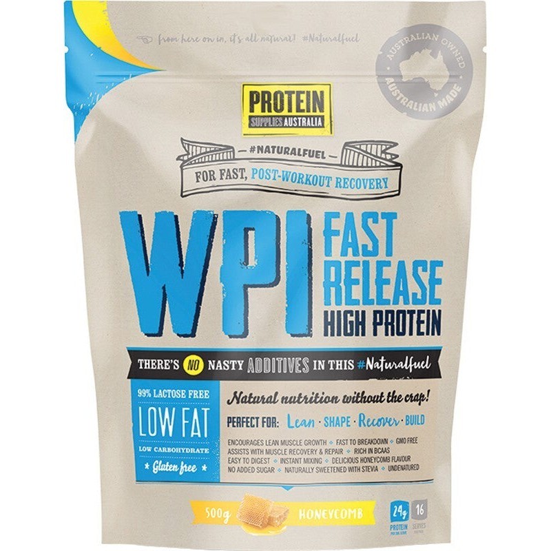 PROTEIN SUPPLIES AUSTRALIA WPI (Whey Protein Isolate) Honeycomb 500g