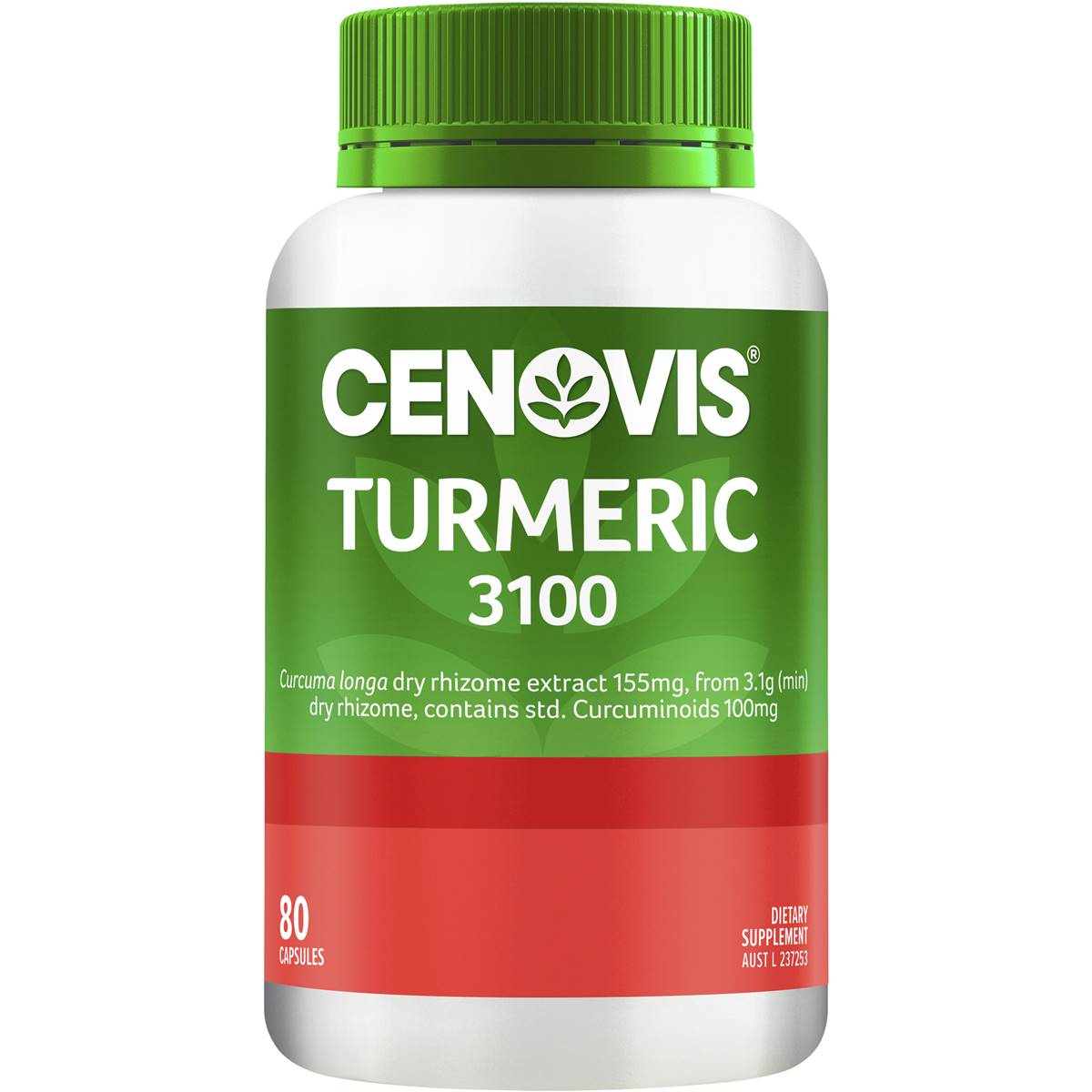 Cenovis Turmeric 3100 80 Capsules