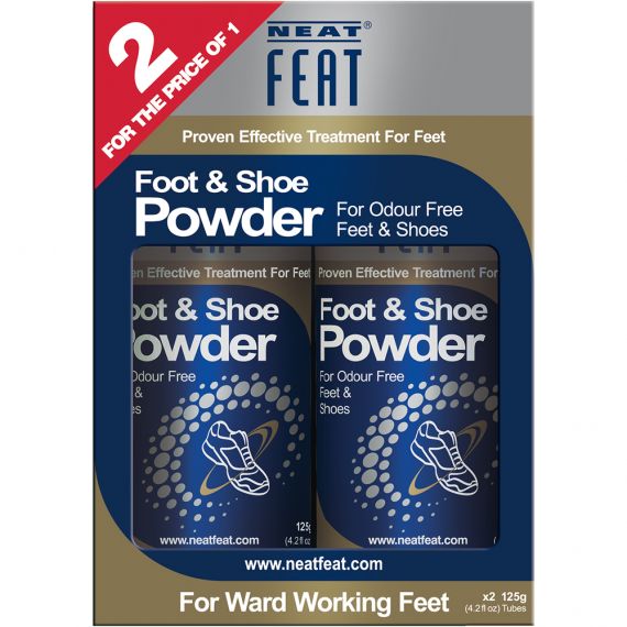 Neat Feat Shoe Powder 125g 2 Pack